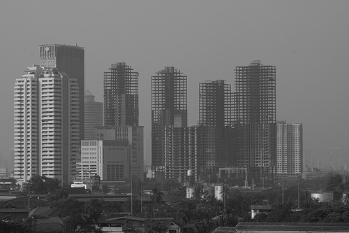 abandoned towers in Bangkok