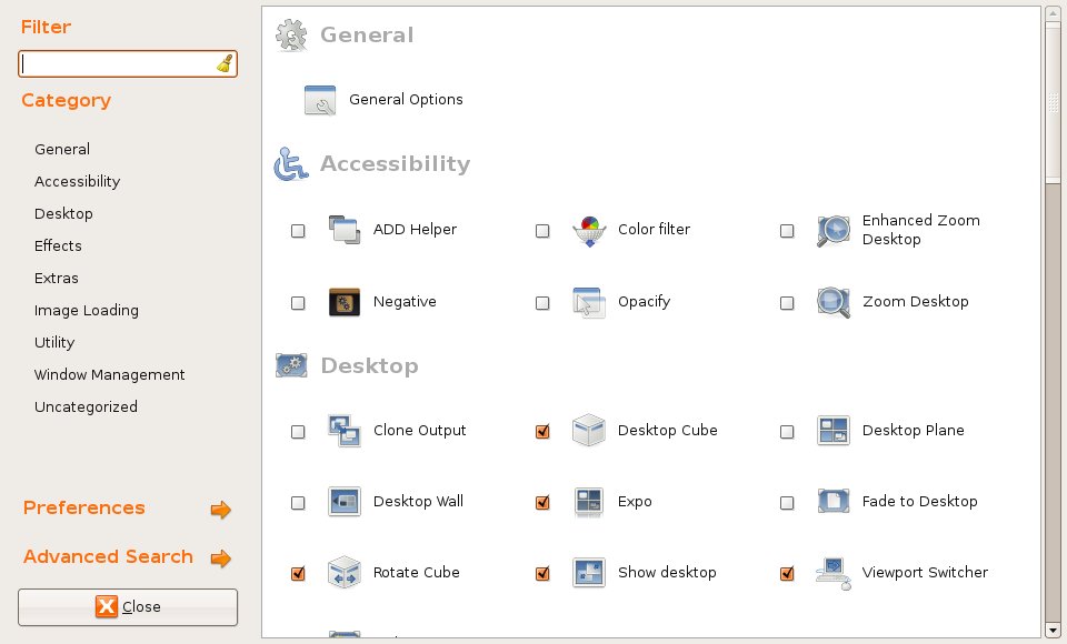 Compiz config